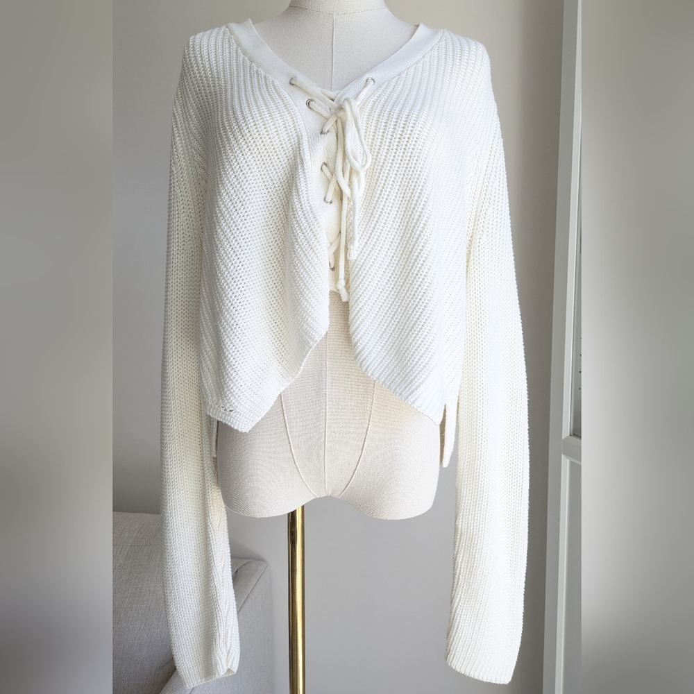 Millau Lace-up Sweater